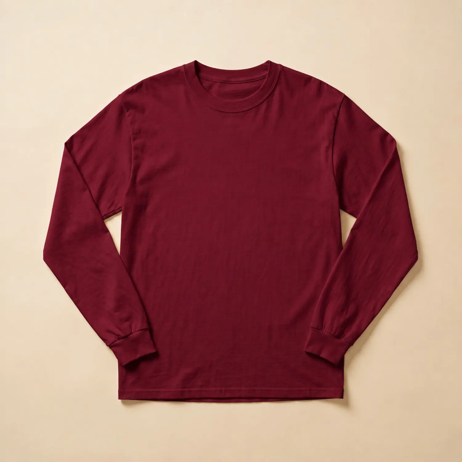 OP_LONGSLEEVESHIRTS_57 - color Maroon